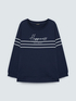 Sweat-shirt en coton avec imprim&eacute; image number 4