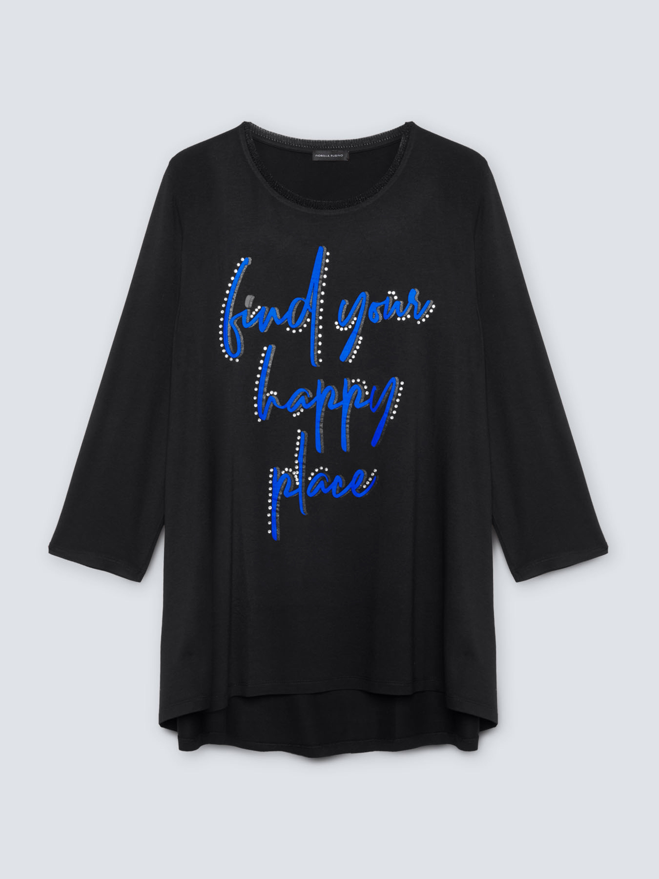 Camiseta con texto y aplicaciones image number 3