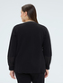 Open sweatshirt with floral embroidery image number 1