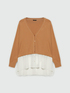 Cardigan mit Einsatz unten image number 4