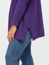 Oversized sweater with ribbed sleeves image number 3