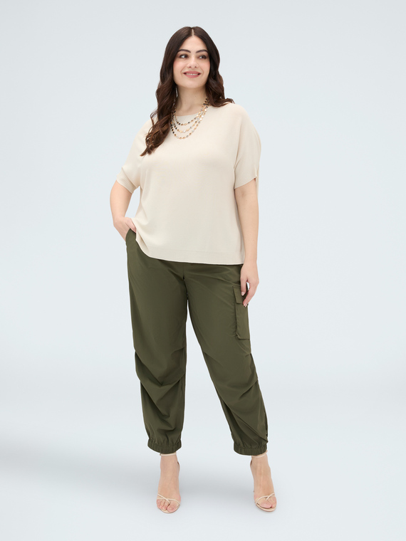 Pull m&eacute;lange viscose encolure bateau