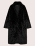 Teddy coat with lapel collar image number 4