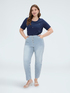 Striped Barrel Jeans image number 2
