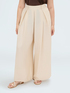 Wide-leg trousers with pleats image number 3
