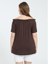 Off-shoulder t-shirt in viscose jersey image number 1