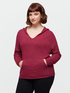 Maglia lurex con cappuccio image number 2