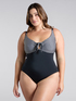 Tribal print one-piece swimsuit image number 2