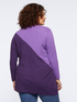Sweater with diagonal colour block image number 1