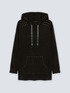 Sweater with hood and studs image number 3