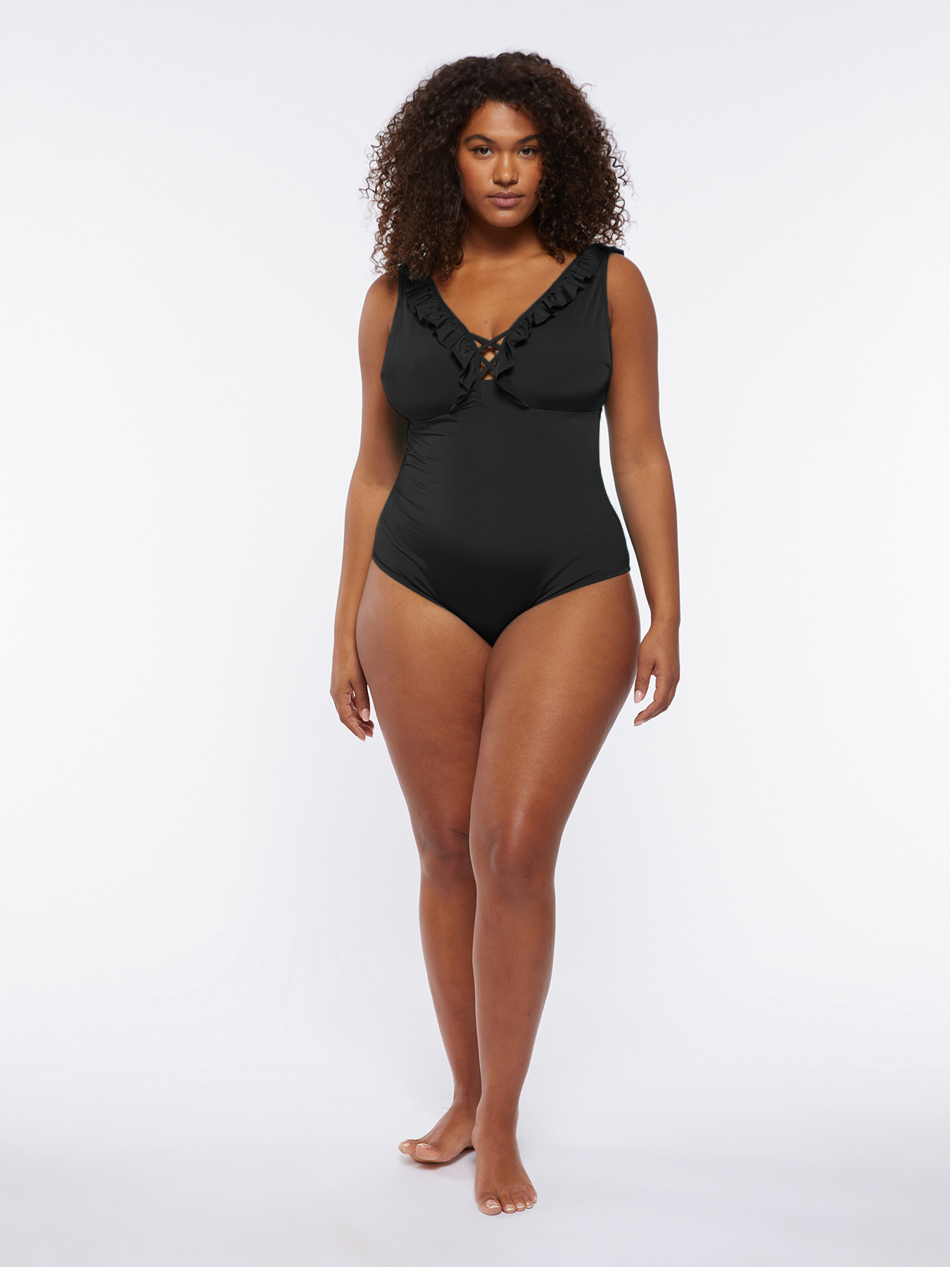 Maillot de bain une pi&egrave;ce &agrave; volants image number 2