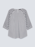 Gingham cotton blouse image number 5
