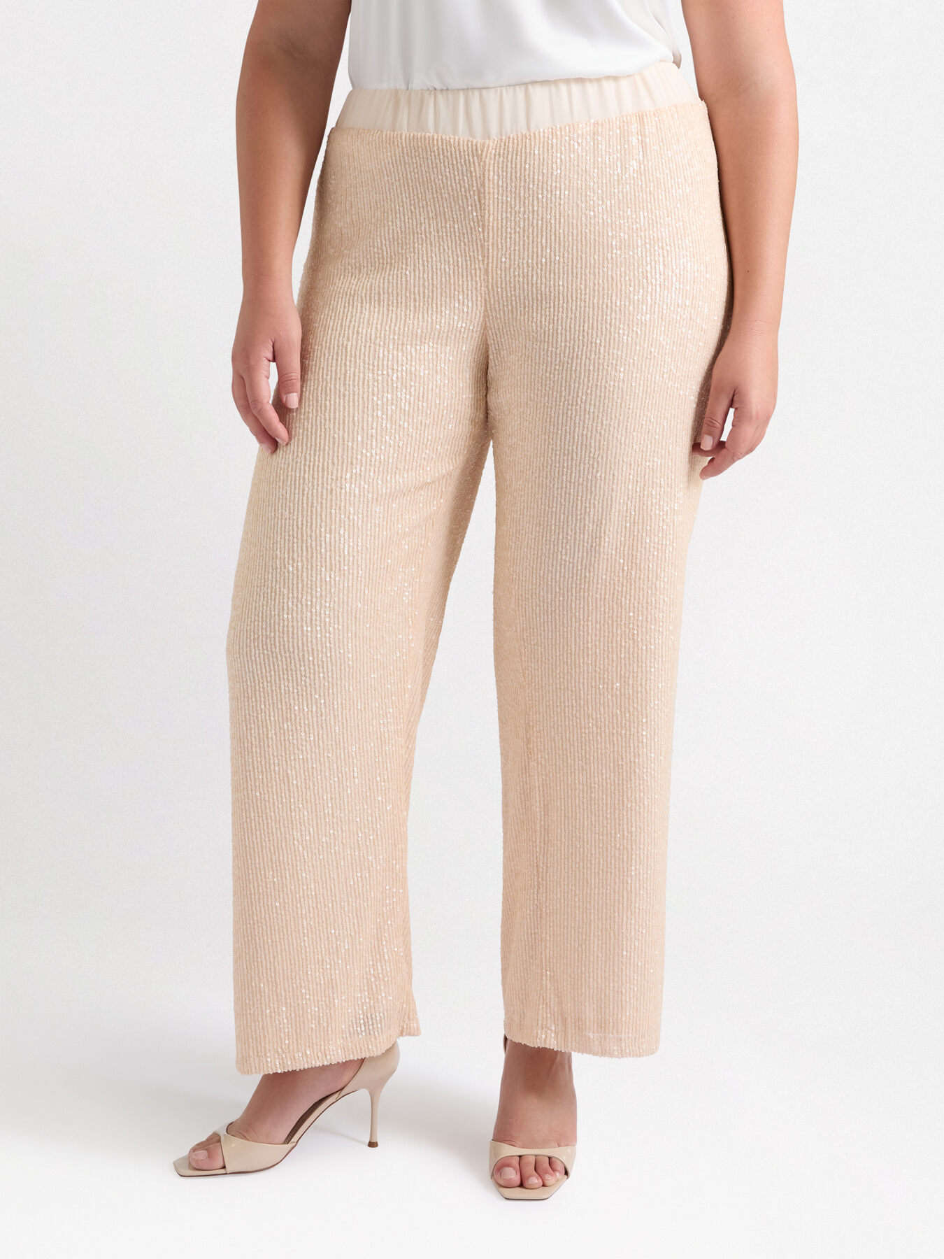 Sequin trousers image number 0