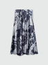 Satin printed midiskirt image number 5