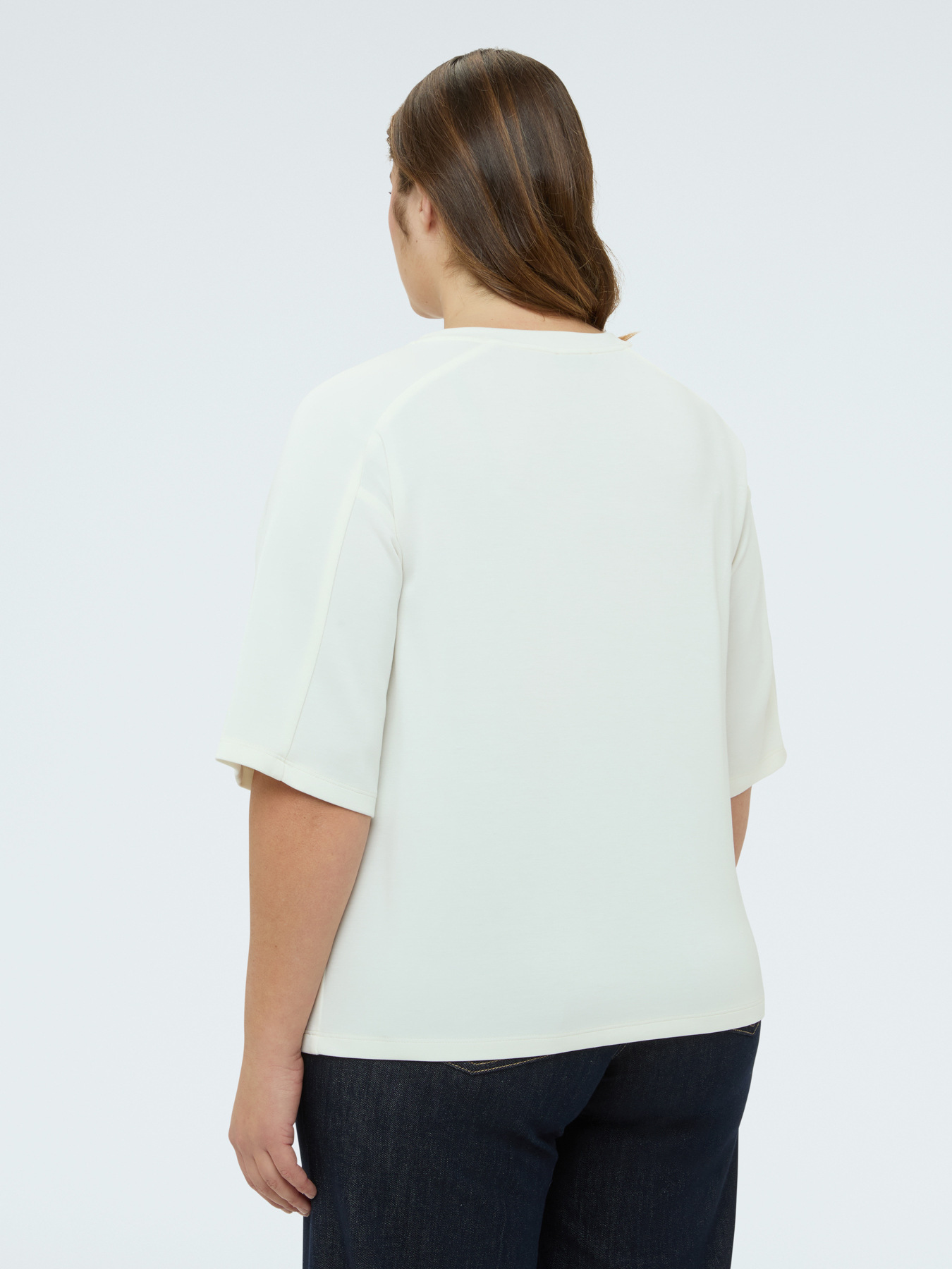 Sweat-shirt avec applications sur l'encolure image number 1