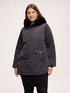 Smooth down jacket with hood and Sorona&reg; padding image number 0