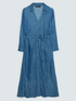 POWER denim dress with light spots image number 4