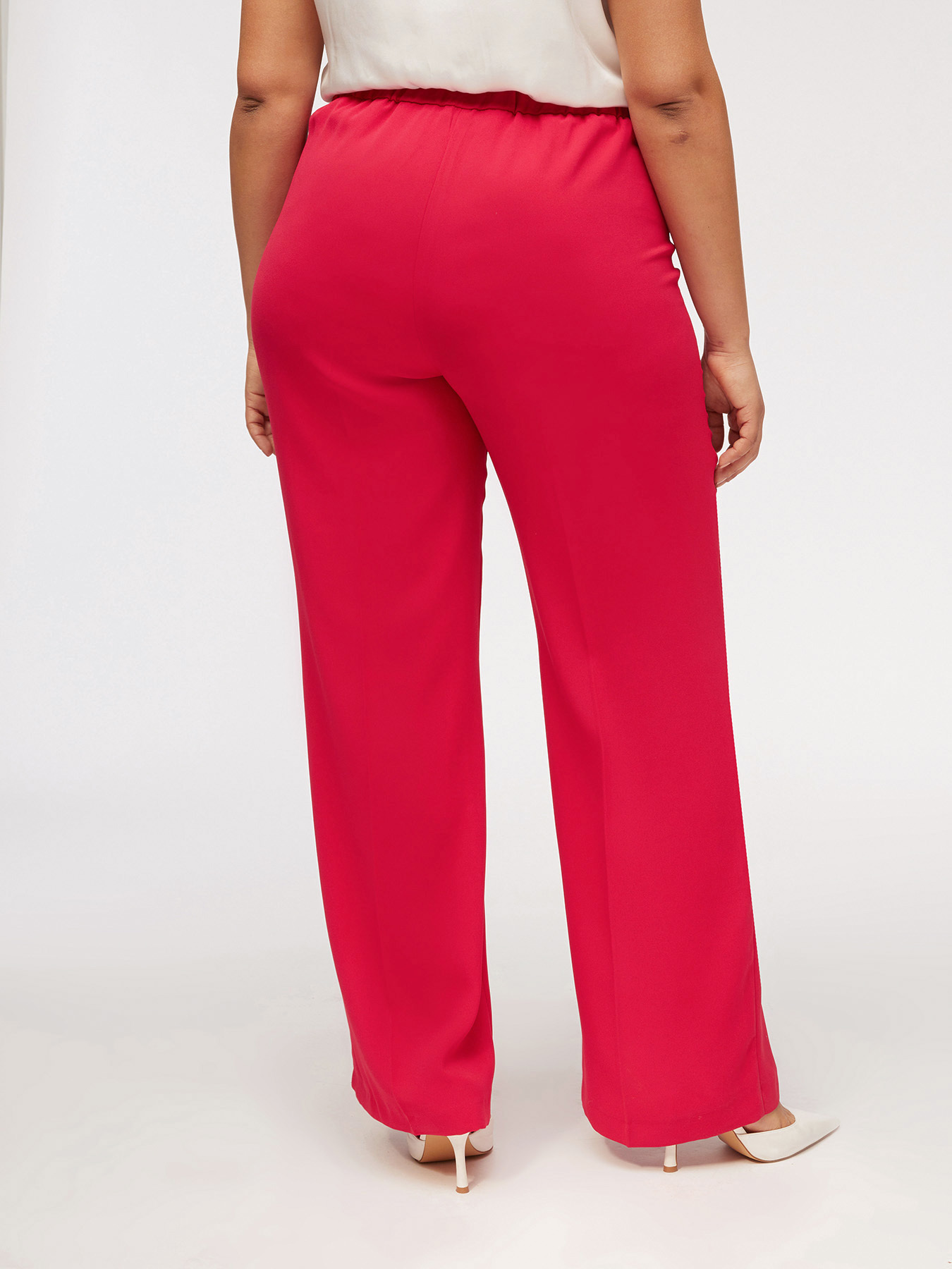 Pantal&oacute;n vaporoso con pierna ancha image number 1
