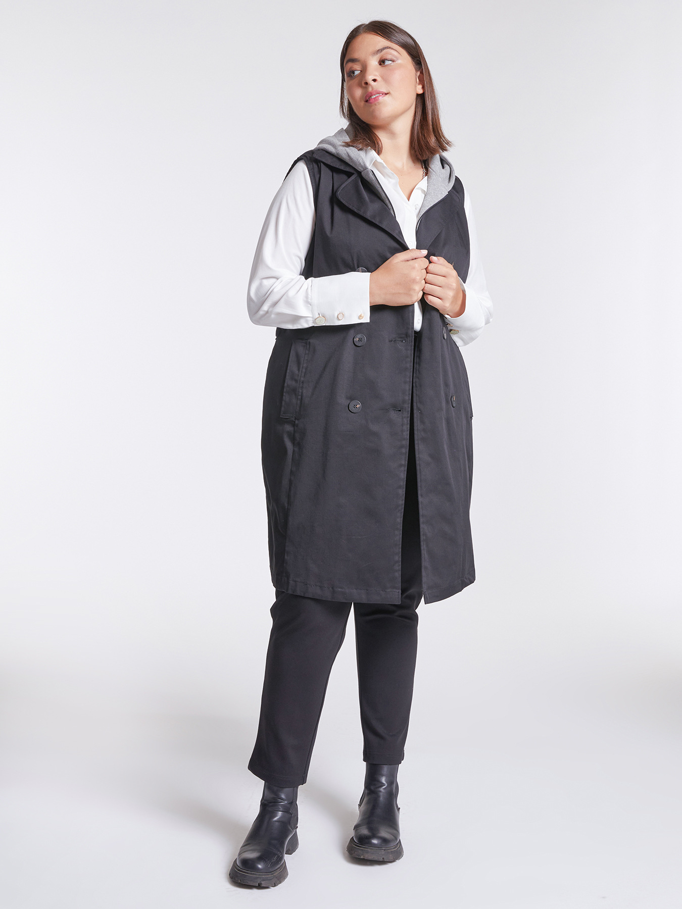 Trench senza maniche image number 0