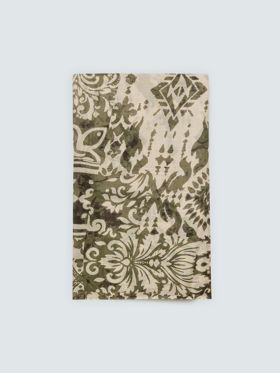Printed viscose scarf