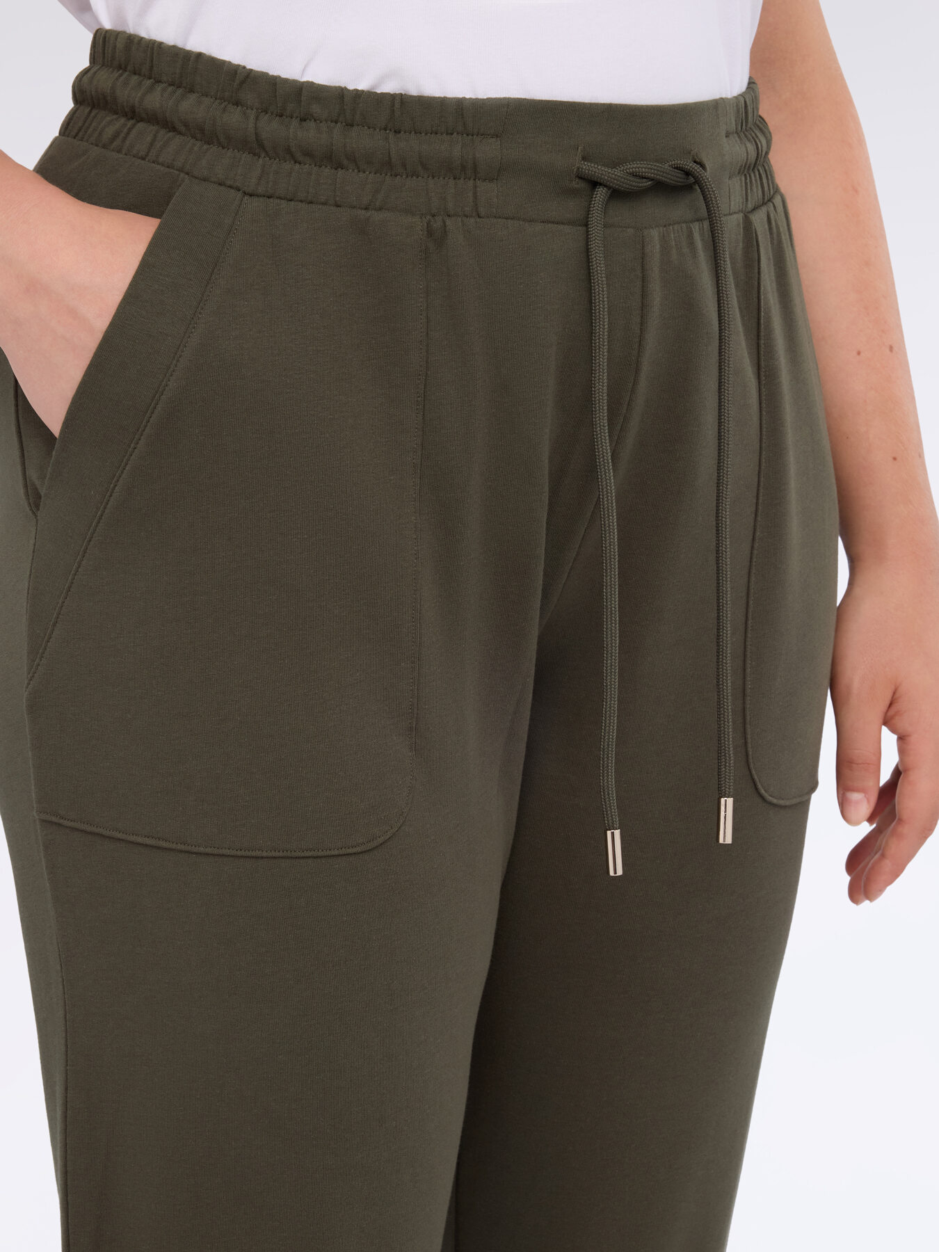 Cotton sweatpants with drawstring image number 3