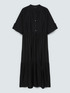 Power shirtdress in viscose blend image number 4