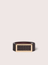 Braided belt with rectangular buckle image number 1