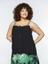 Crepon top with embroidery image number 2