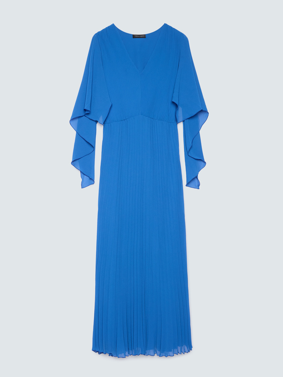 DREAM dress in pleated georgette