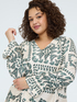 Bluse aus Satin mit Paisley-Muster image number 1