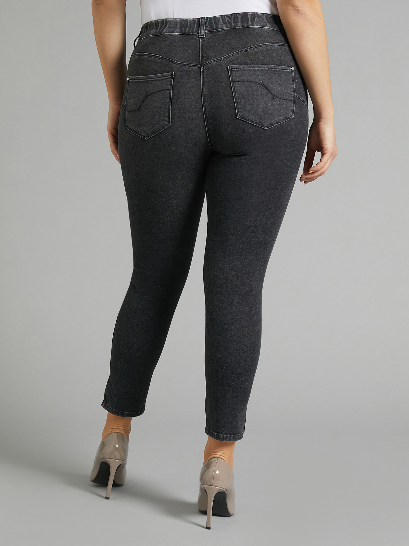 Jeggings push up Opale neri image number 1