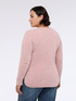 V-neck chenille sweater image number 1