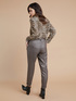 Gemusterte Lurex-Hose image number 1