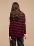 Pullover mit Streifen image number 1