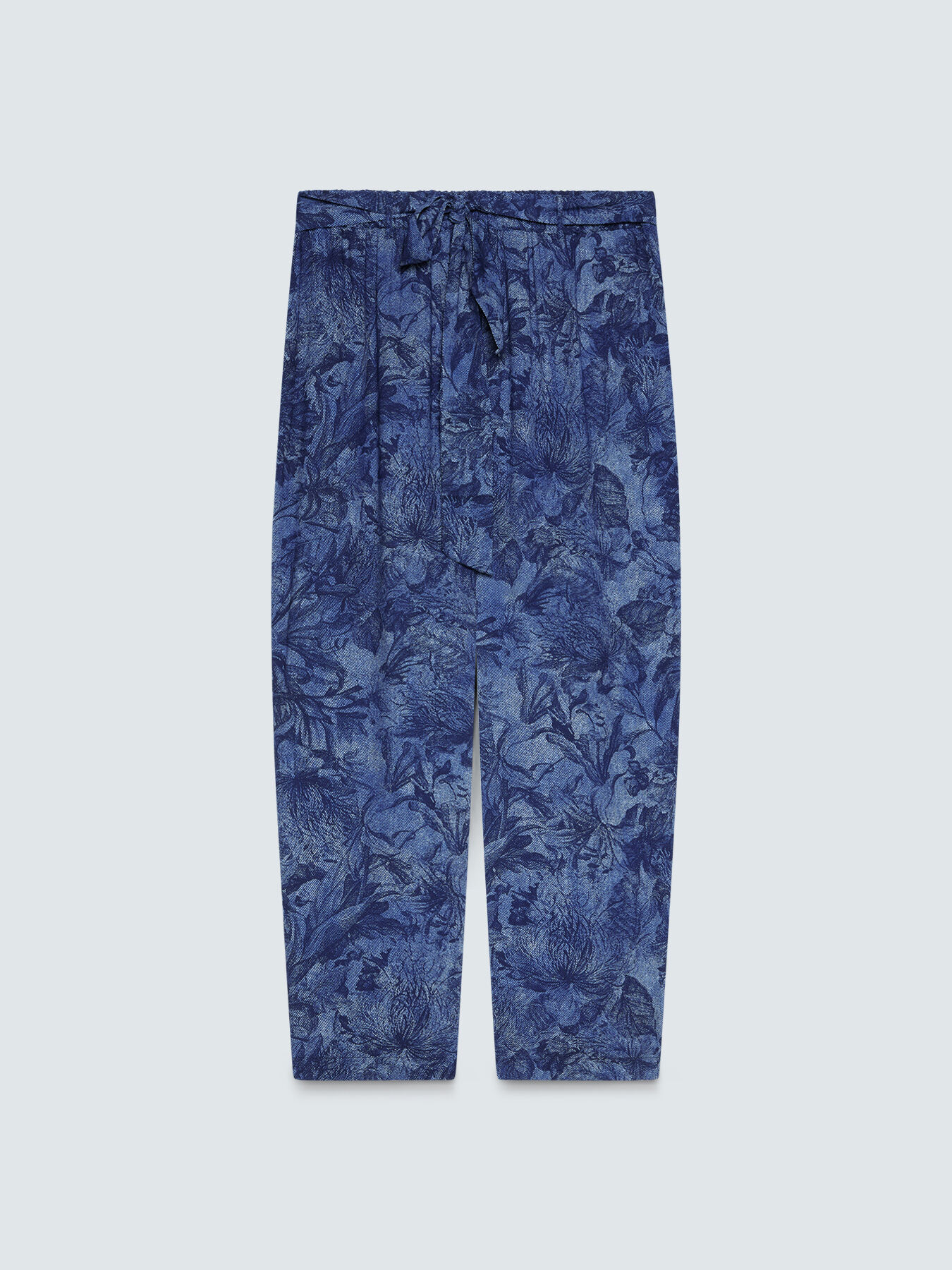 Pantaloni Carrot con stampa image number 4
