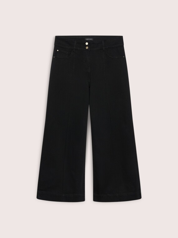Jeans Wide Leg lavaggio black