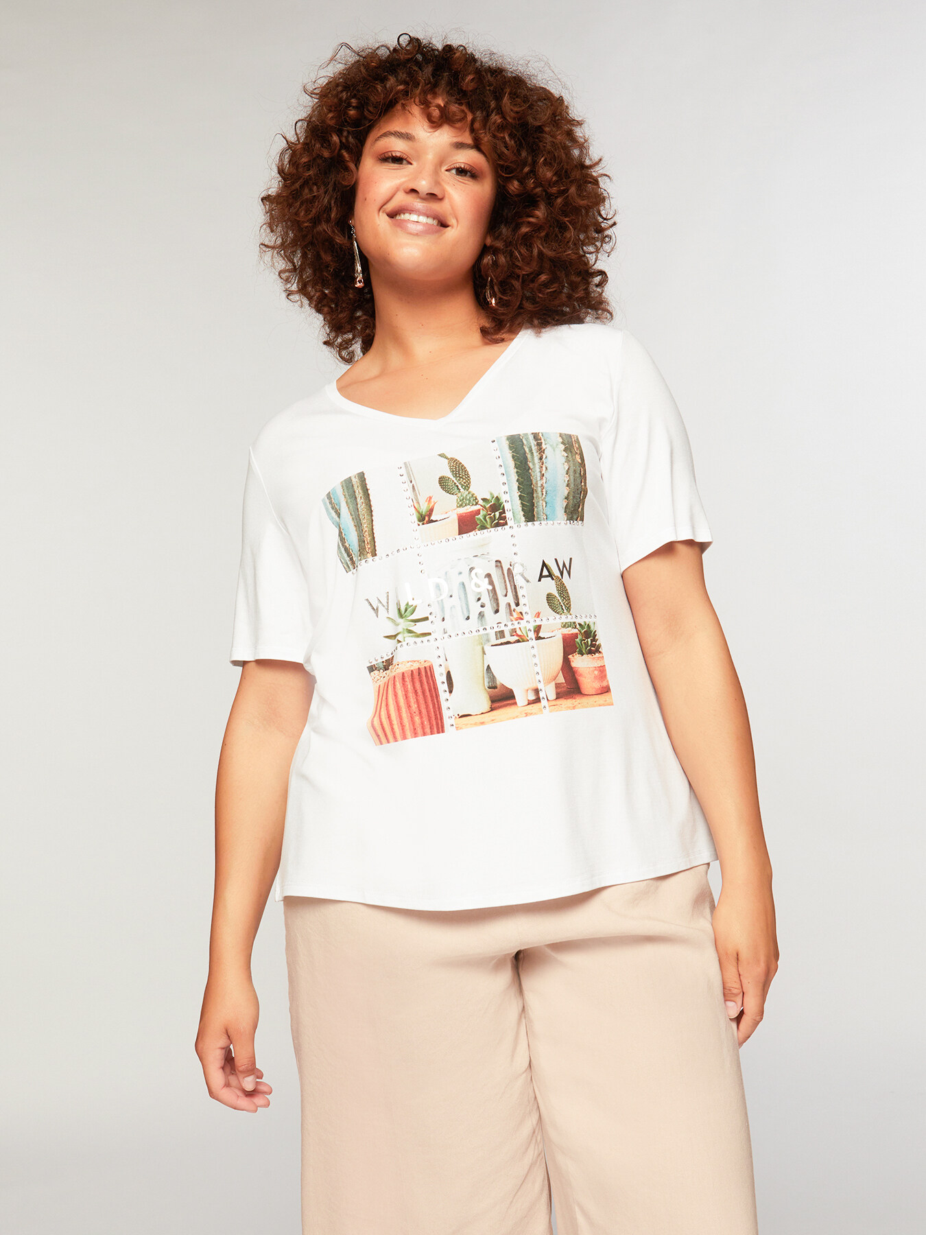 T-shirt with photographic print image number 0