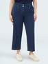Cropped jeans in lightweight denim image number 0