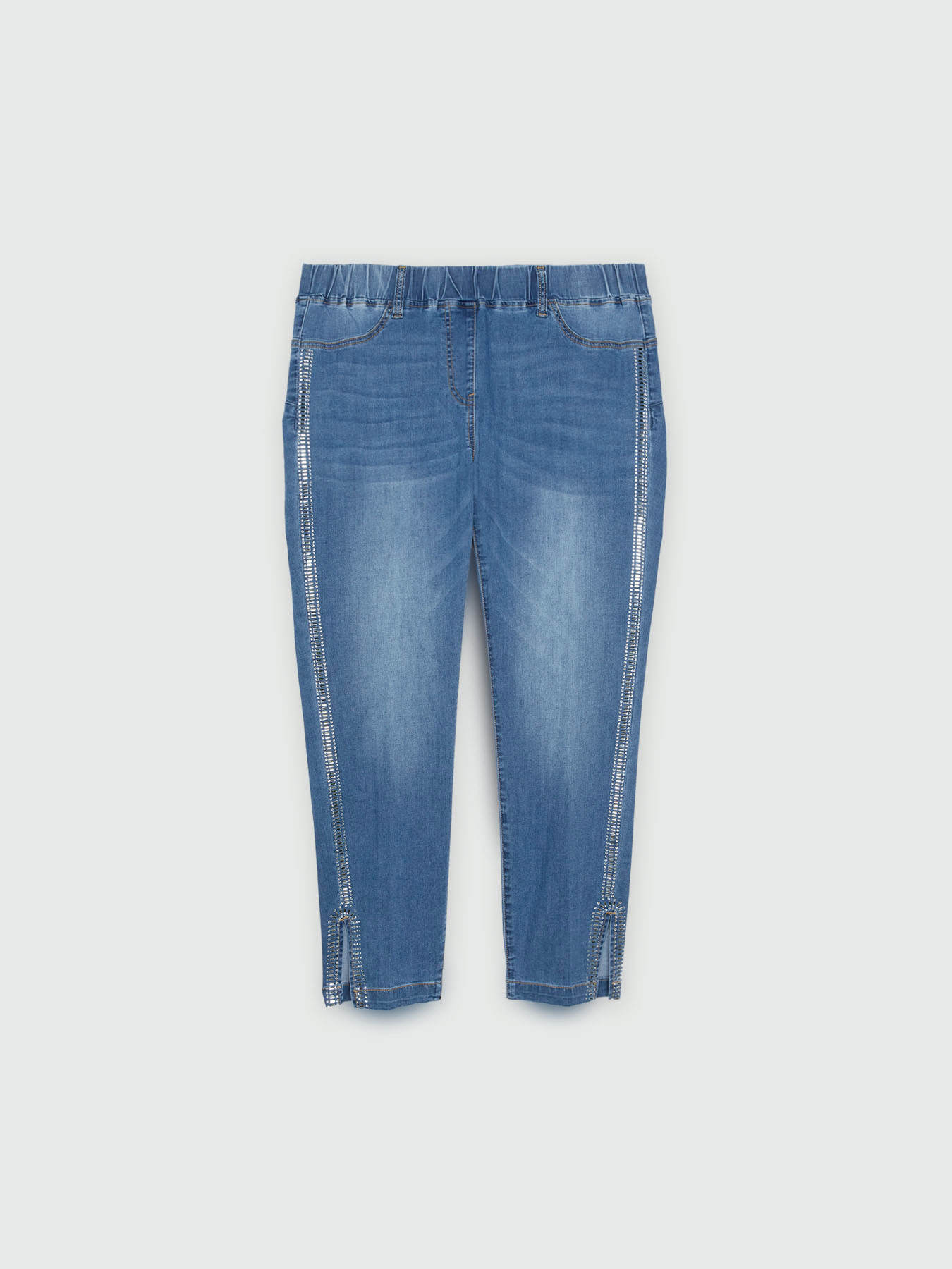 Jeggings mit Stickerei image number 4