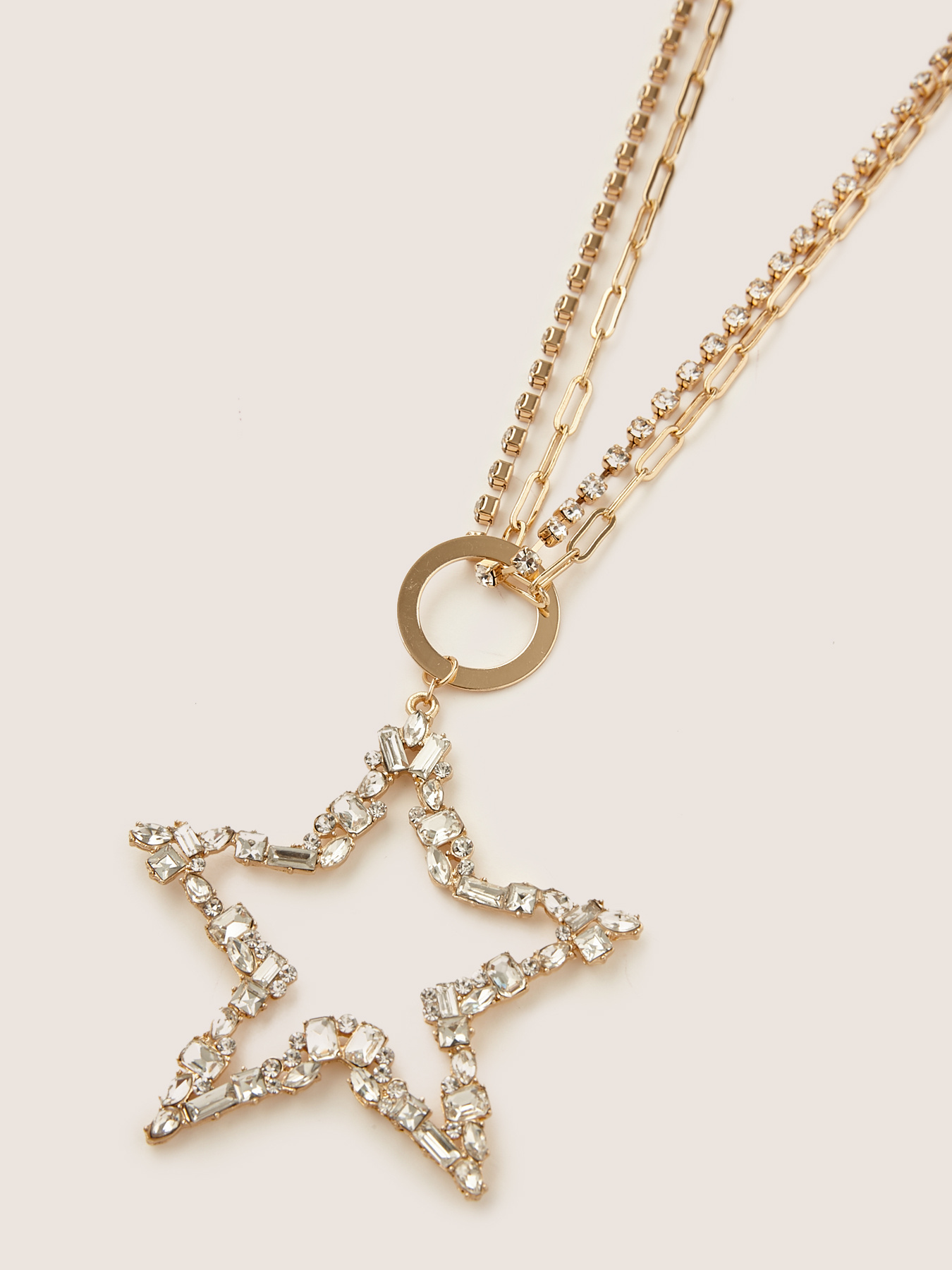 Necklace with jumbo star charm image number 1