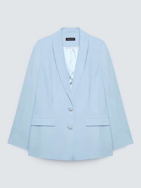 Blazer mit Schmuckkn&ouml;pfen