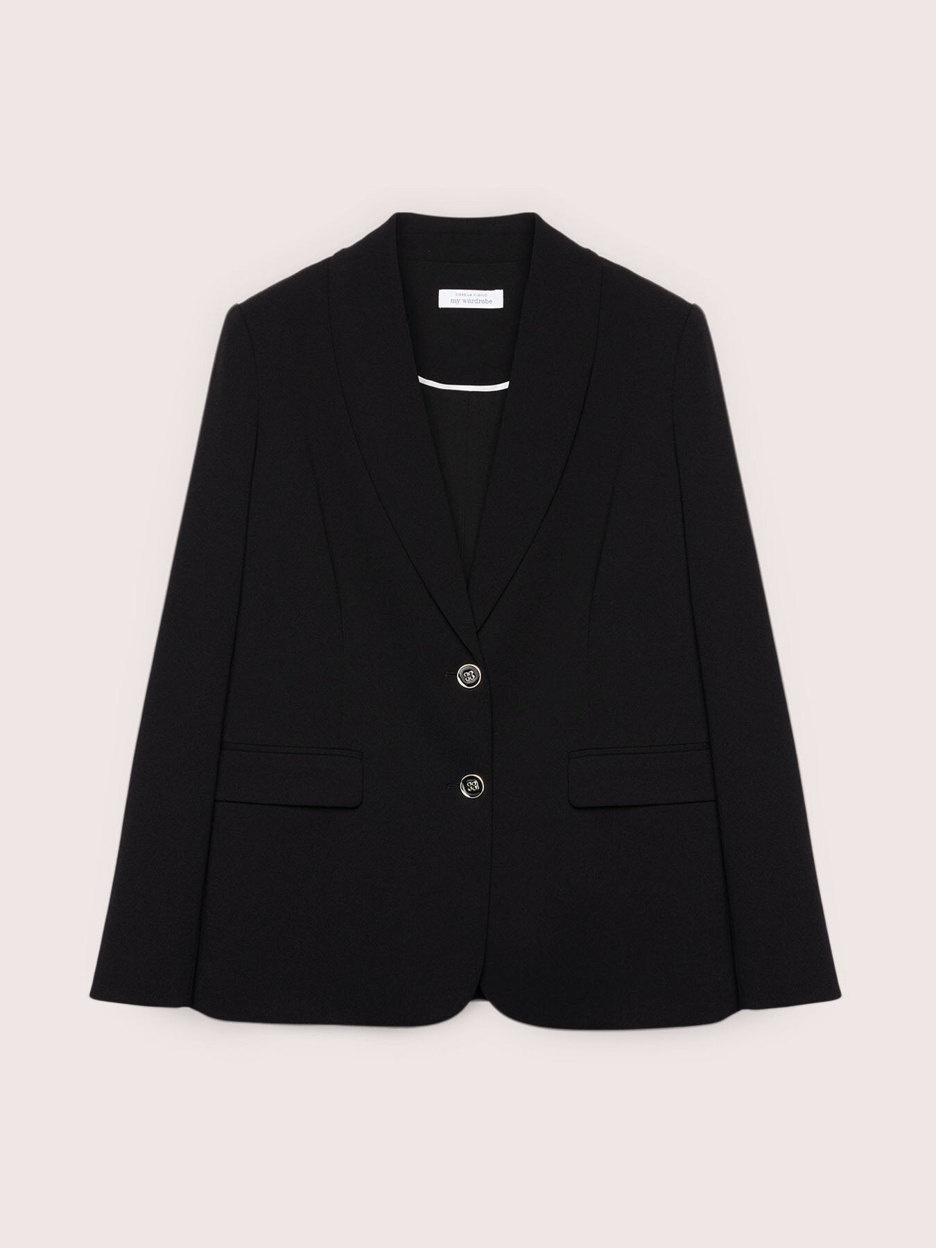 Fitted blazer in stretch fabric image number 0