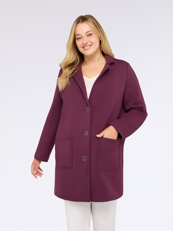 Manteau en n&eacute;opr&egrave;ne &agrave; la ligne &eacute;pur&eacute;e