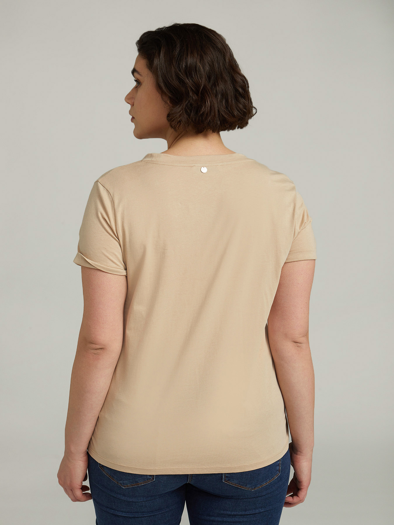 T-shirt in cotone con scritte image number 1