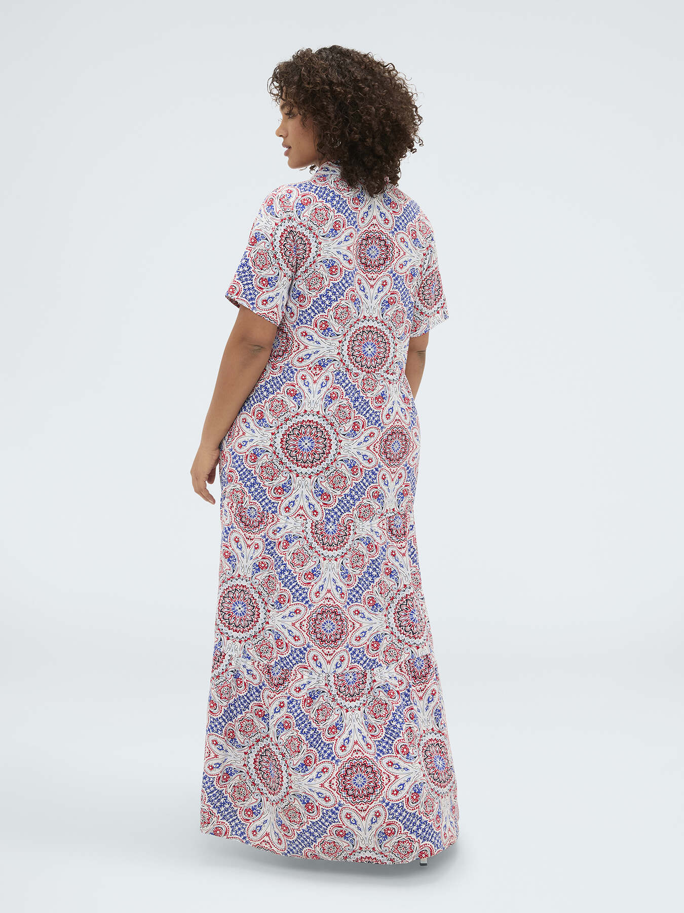 Hemdblusenkleid mit Print image number 1