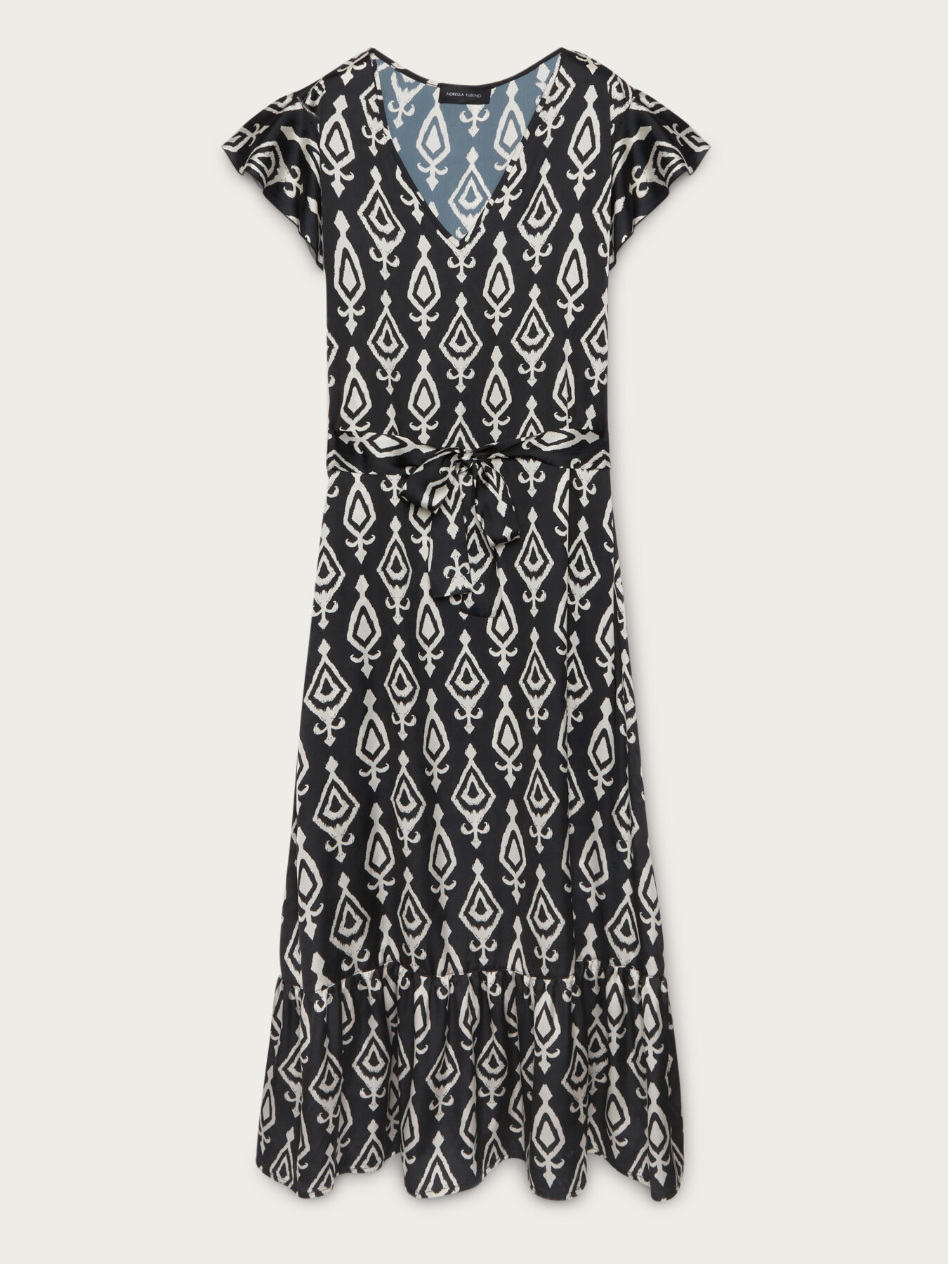 Vestido largo con estampado &eacute;tnico image number 3