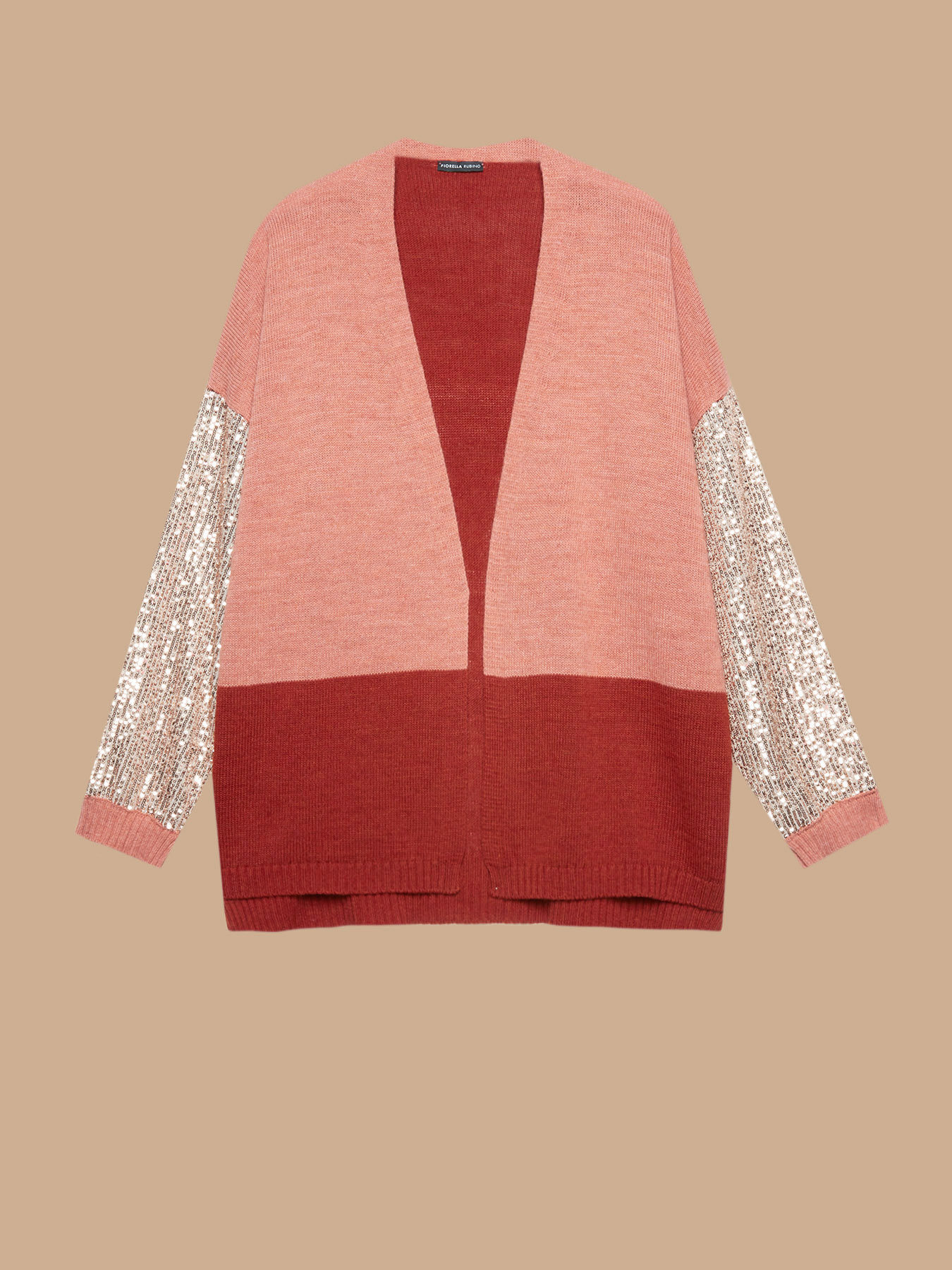 C&aacute;rdigan con aplicaciones de lentejuelas image number 3