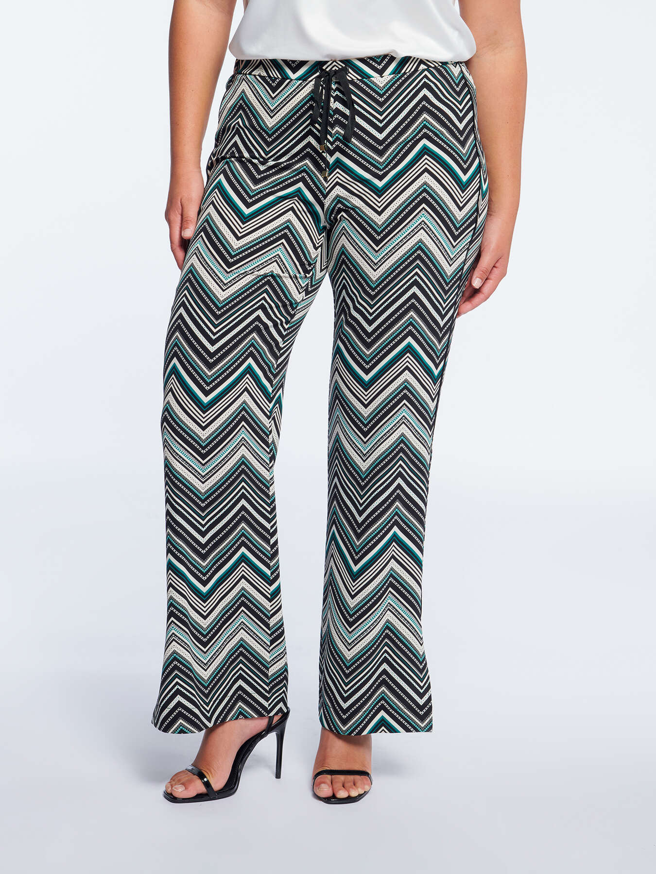 Pantalon &agrave; imprim&eacute; chevrons image number 2