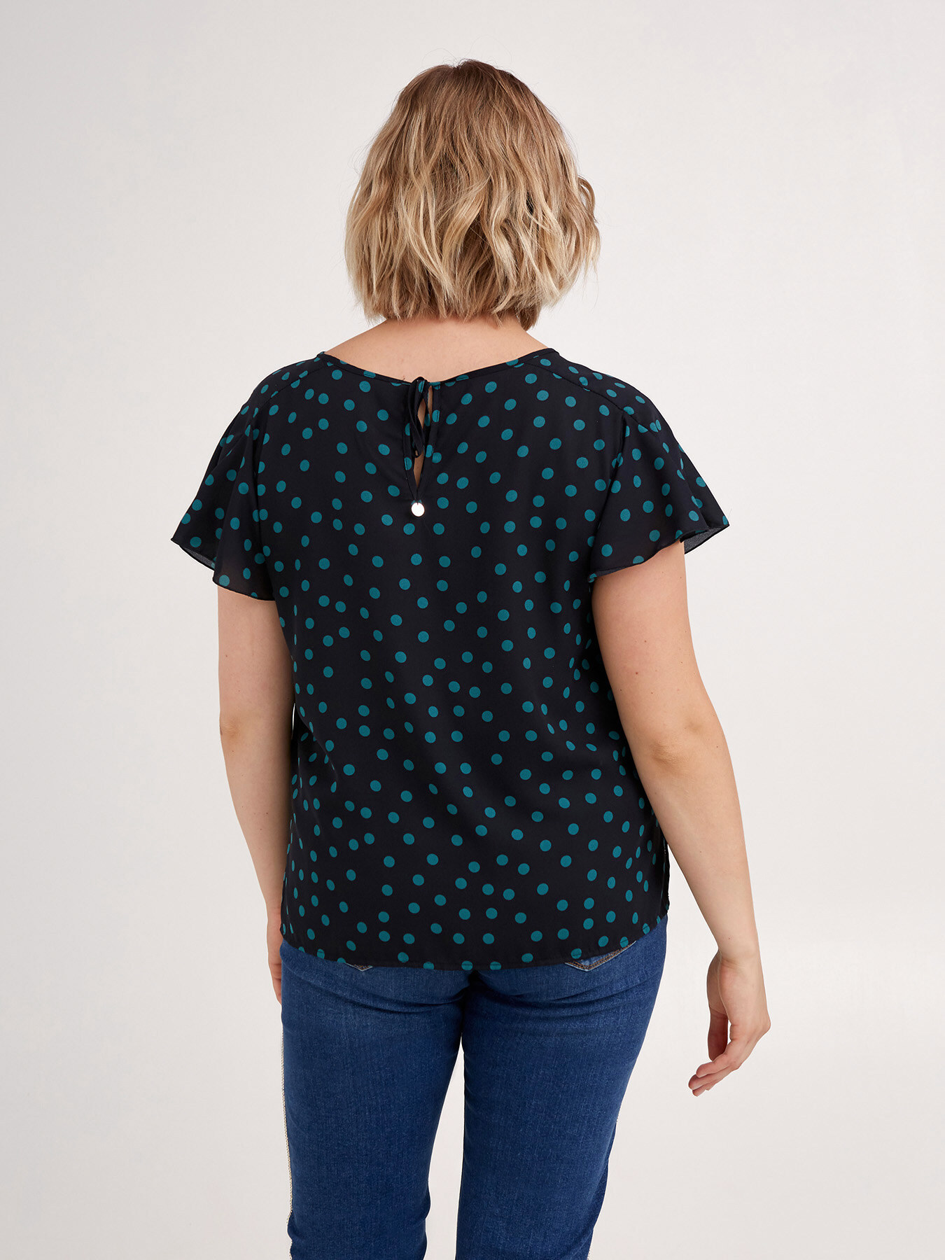 Gepunktete Bluse image number 1