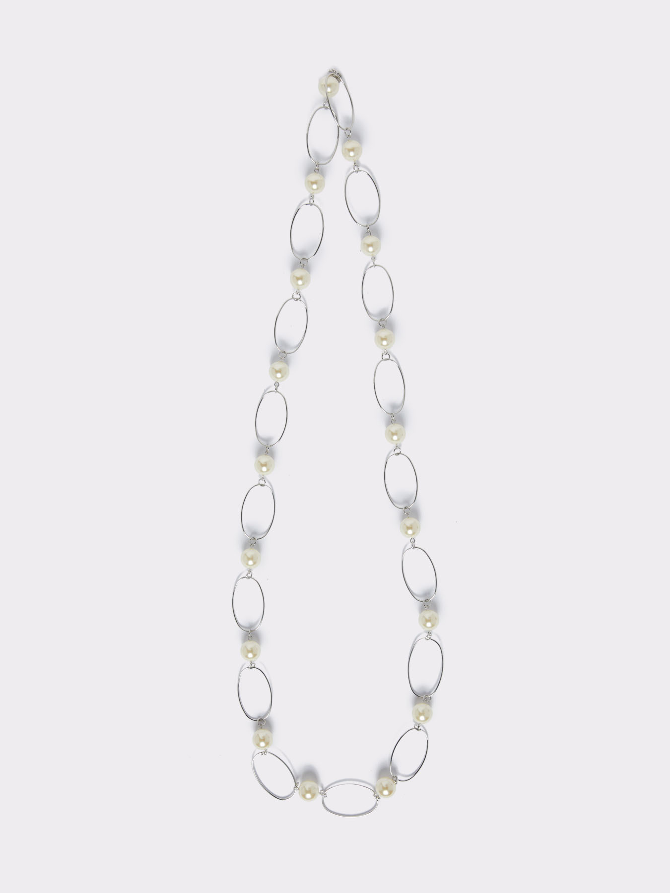 Long necklace with pearls image number 0